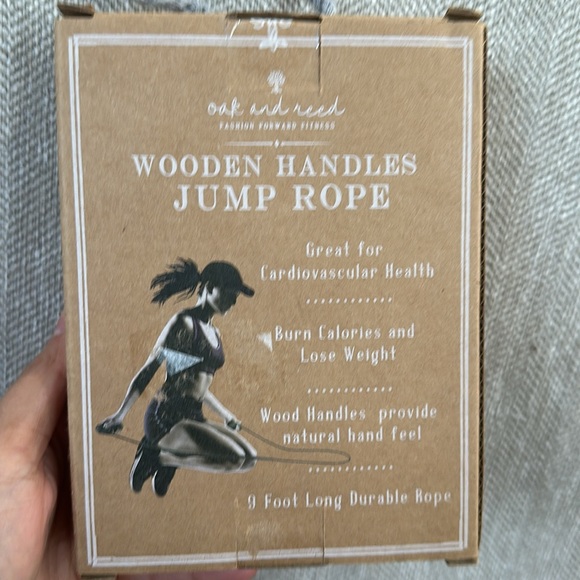 Wooden Handle Jump Rope - Picture 2 of 2